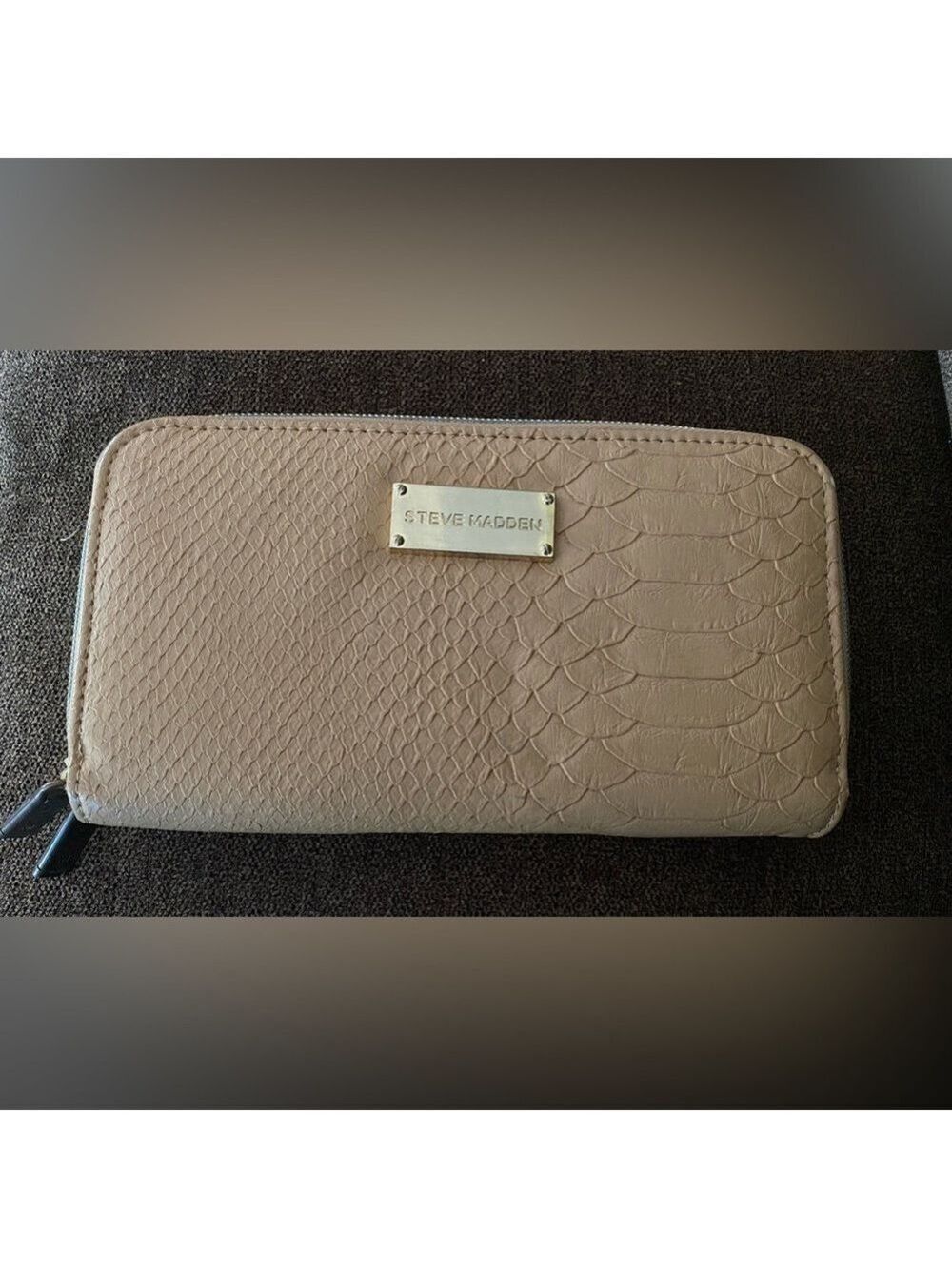 Steve Madden Python Beige Wallet